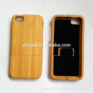 Natural handmade for iphone 5c wood bamboo case
